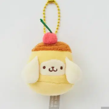 미사용 새상품 시마무라 폼폼푸딩 봉제인형 키링 산리오 참