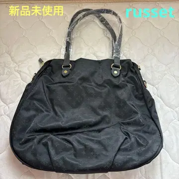 [ 미사용 새상품 ] russet 블랙&그린 숄더백 수량 한정품