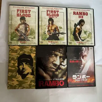 람보 시리즈 DVD 5장 세트