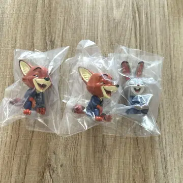 주토피아 가챠 3체 세트