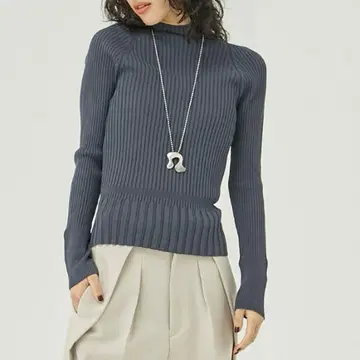 PUBLIC TOKYO: 홀 가먼트 리브 니트 FREE