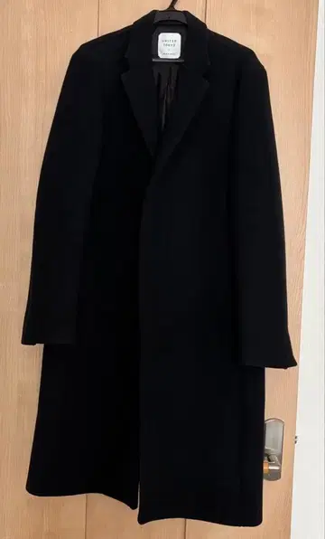UNITED TOKYO 블랙 체스터 코트 사이즈 1