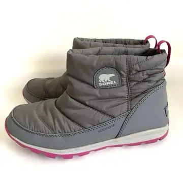 SOREL 스노우 부츠 그레이 24cm