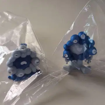 2체 세트 카이요도 미야쿠미야쿠 뒹굴기 앉기 블루 그레이 가챠가챠