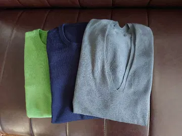 V넥, 크루넥 니트 3개 세트