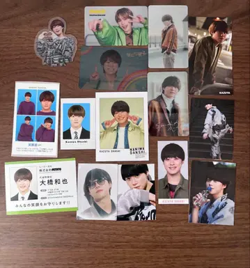 오하시 카즈야 클리어 솔로 카드 골판지 증명 사진 poteto 묶음 판매