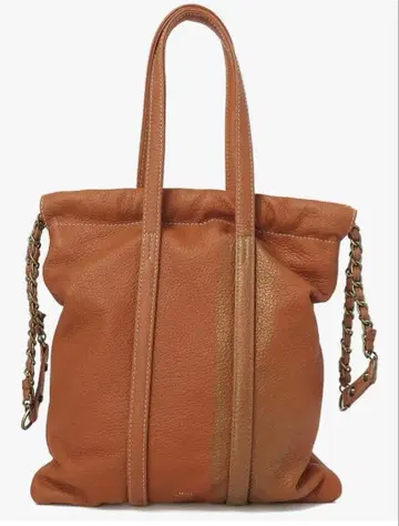 M.U.L. MUL072 타트라스 토트 S 오렌지 새상품급 주름 엠보