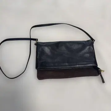 VIFLAN 숄더백 블랙과 브라운의 콤비네이션