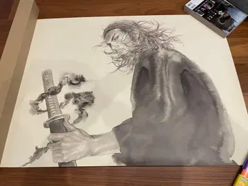 이노우에 타케히코 마지막 만화전 배가본드 미야모토 무사시 B1 포스터