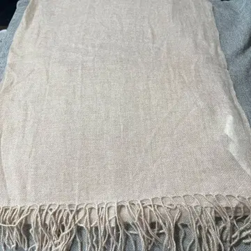 무인양품 캐시미어 100% 베이지 스톨 70 x 200cm