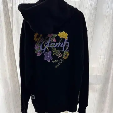 glamb 블랙 후드티