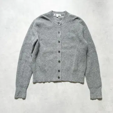 유니클로 프리미엄 라무 가디건 모 100% 그레이 L 2023년