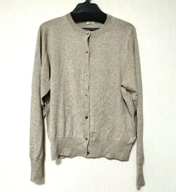 새상품 IENA 베이지 가디건 코튼 린넨