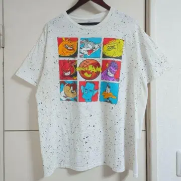 루니툰 T셔츠 애니메이션 영화 캐릭터 구제 의류 스페이스 잼