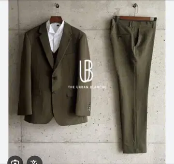 THE URBAN BLANCHE 올리브 그린 턱시도 세트 XL