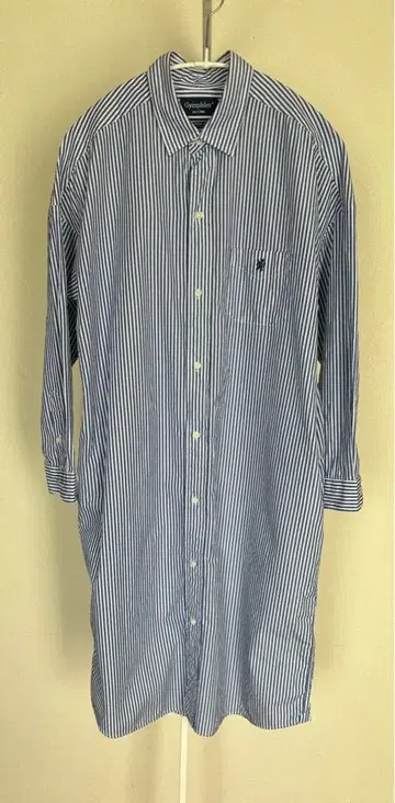 Gymphlex (짐플렉스) 스트라이프 셔츠 원피스 사이즈 12