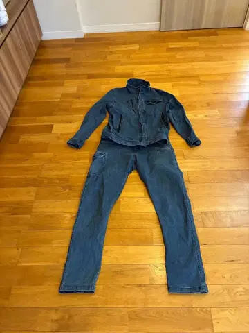 이븐리버 데님 작업복 세트 판매