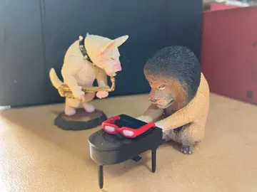 가챠가챠 아사쿠마 토시오 애니멀 재즈 2개 세트