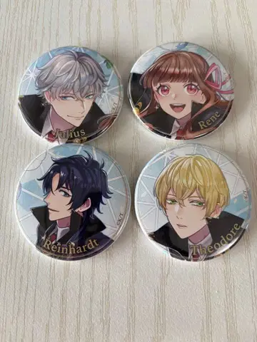 치트 형 캔뱃지 4개 세트