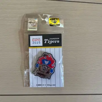 먀쿠먀쿠 EXPO 2025 한신 타이거즈 리그 우승 기념 핀 배지