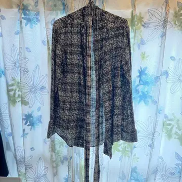 MUSICIAN 체크 무늬 긴팔 티셔츠 LAD 42