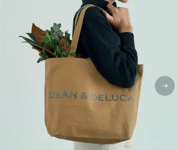 DEAN&DELUCA 차리티 토트 2025 카페오레 L 사이즈