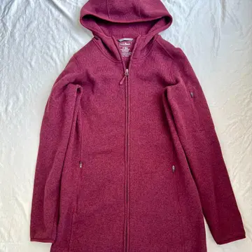 L.L.Bean 스웨터 플리스 코트 후드티 롱