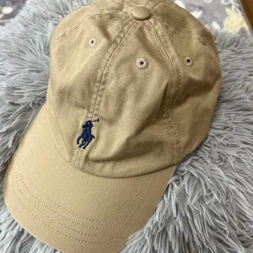 POLO 베이지 코튼 캡