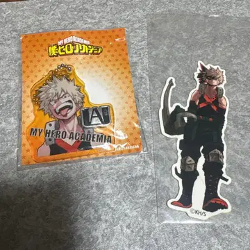 나의 히어로 아카데미아 바쿠고 카츠키 메탈 부품 포함 아크릴 키링