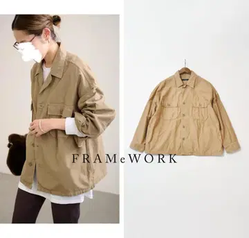 2024AW FRAMeWORK 프레임워크 몰스킨 셔츠 자켓