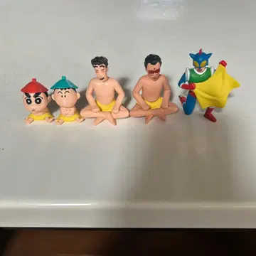 짱구는 못말려(크레용 신짱) 사우나 전종 피규어 세트