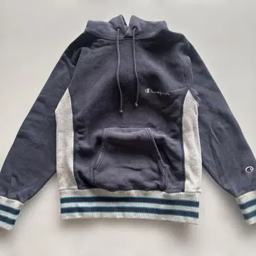 Champion 후드티 후디 두꺼운 원단 네이비 S