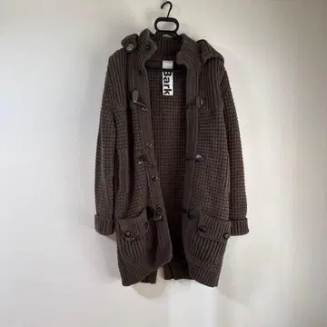 Bark 니트 더플 코트 브라운 XS