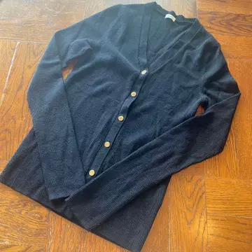 IENA 울 리브 편직 가디건