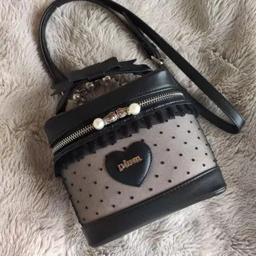 pium 도트튤 숄더백 새상품급 중고