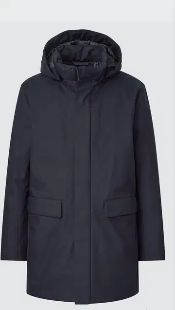 UNIQLO 하이브리드 다운 코트 2021년 모델 블랙 미착용