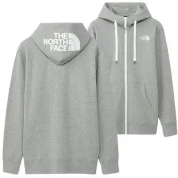 THE NORTH FACE 리어뷰 풀 집업 L 그레이