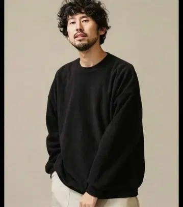 [ nano universe ] 플리스 소재 맨투맨