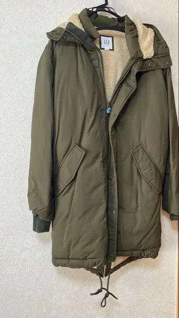 GAP 플리스 라이닝 모즈 코트 XS