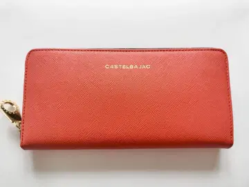 CASTELBAJAC 오렌지 장지갑 박스 포함
