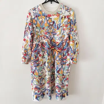 츠모리 치사토 컬러풀 원피스 와코루 M 속기모