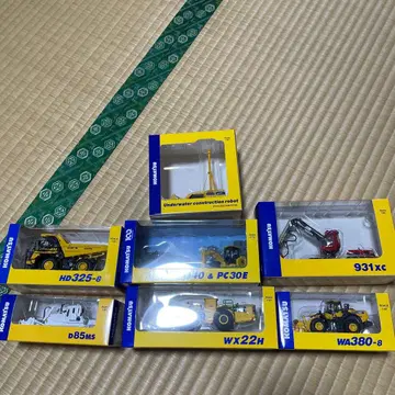 코마츠 KOMATSU 미니어처 모델 세트 (931XC, D85MS 외