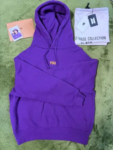 지민 BTS 보라색 후디 S 사이즈 후드티