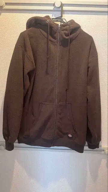 Dickies 브라운 집업 후드티