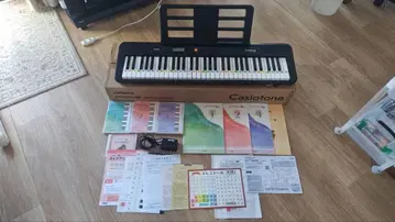 유캔 어른의 피아노 강좌 키보드 포함 입문 세트 CASIO