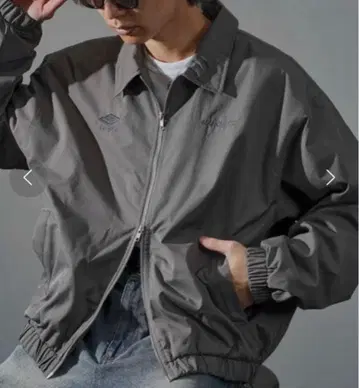 UMBRO x PUBLUX 엄브로 별주 더블 지퍼 블루종