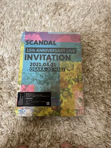 SCANDAL 15thANNIVERSARY LIVE INVITATION