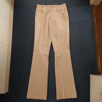 더블 스탠다드 플레어 팬츠 베이지 USED