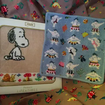 하자 있음 새상품 B급 페이러 스누피 핫케요이 손수건