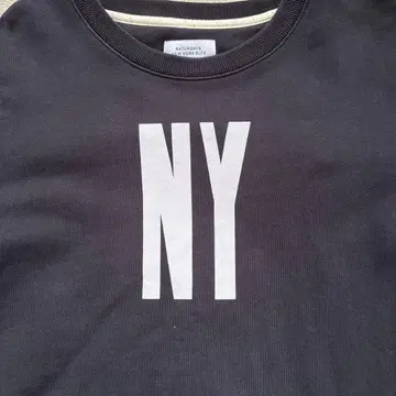 SATURDAYS NY 로고 다크 그레이 트레이닝복